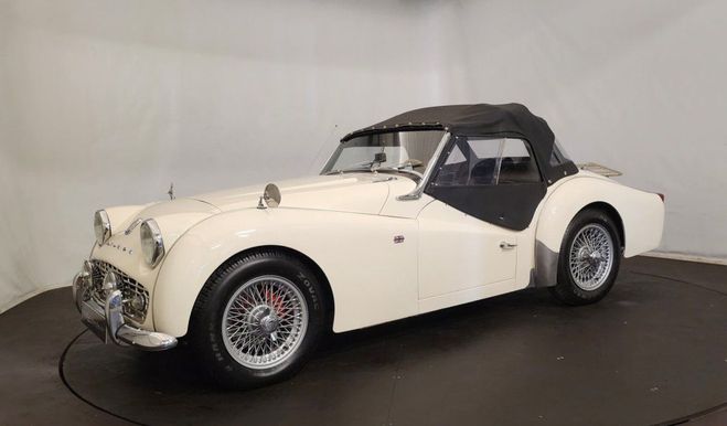 Triumph TR3  Blanc de 1961