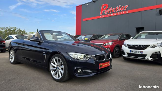 BMW Serie 4 Cab 420d 190 ch Luxury A Bleu de 2017