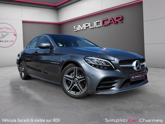 Mercedes Classe C 180 d 9G-Tronic AMG Line Entretien full  Gris de 2019