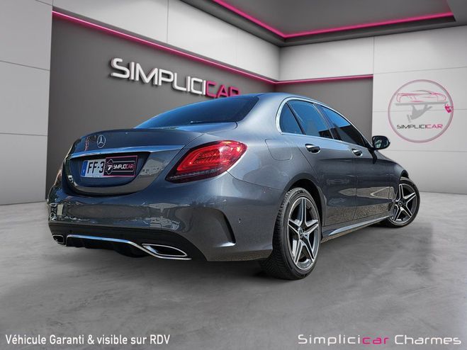 Mercedes Classe C 180 d 9G-Tronic AMG Line Entretien full  Gris de 2019