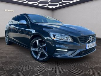  Voir détails -Volvo V60 BREAK 2.0 D4 181 R-DESIGN GTRONIC CUIR G à Uckange (57)