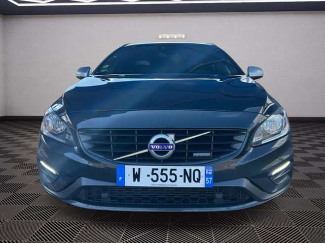 Volvo V60 BREAK 2.0 D4 181 R-DESIGN GTRONIC CUIR G Gris de 2014