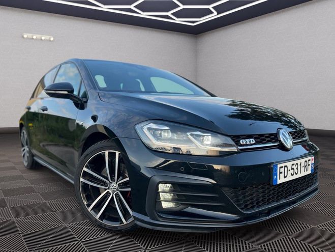 Volkswagen Golf VII GTD 2.0 TDI 184 DSG7 VIRTUAL COCKPIT Noir de 2018