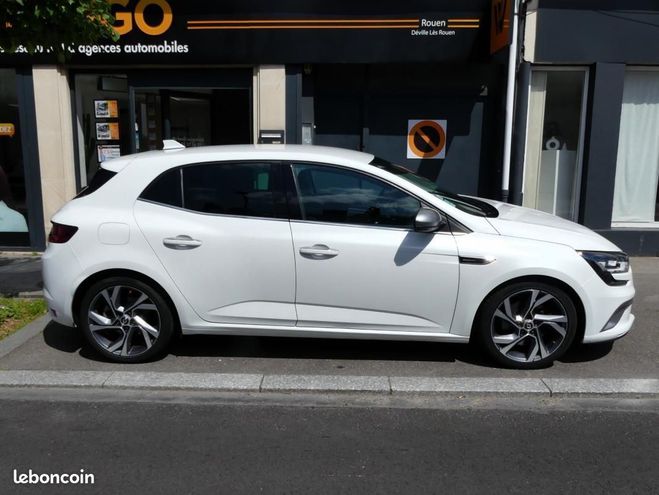 Renault Megane 1.6 DCI 165 GT EDC BVA CAMRA SIGES CHA Blanc de 2017