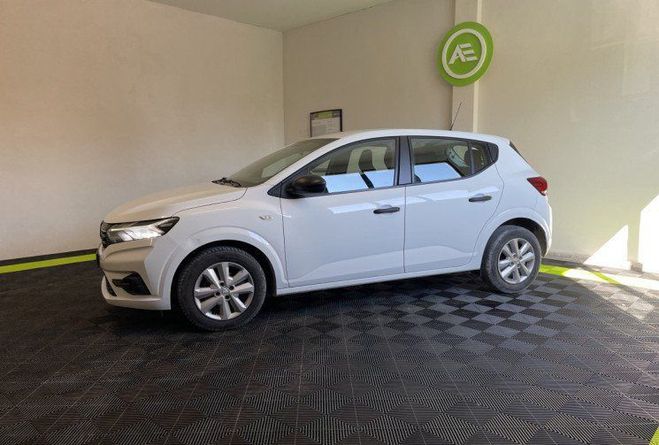 Dacia Sandero III (BJI) 1.0 SCe 65ch Confort / Suivi e Blanc Glacier de 2021