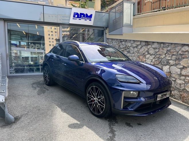 Porsche Macan turbo electrique Bleu de 