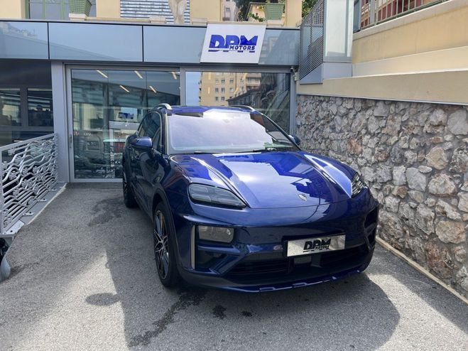 Porsche Macan turbo electrique Bleu de 