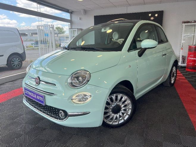 Fiat 500 1.2 69 ch Eco Pack Lounge Bleu de 2019
