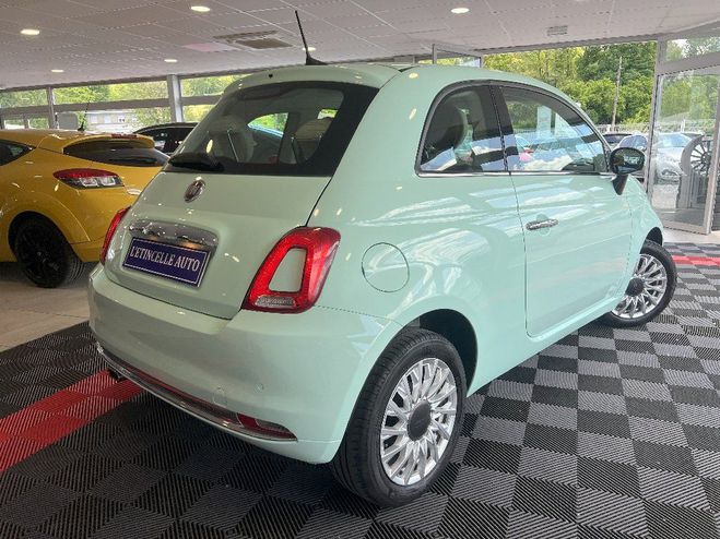 Fiat 500 1.2 69 ch Eco Pack Lounge Bleu de 2019