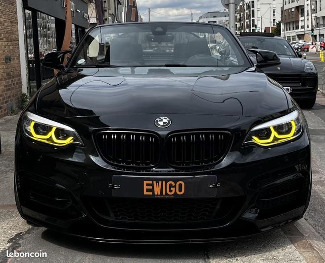 BMW Serie 2 Cabriolet 3.0 L 340 BVA M240i Noir de 2018