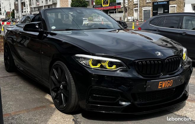 BMW Serie 2 Cabriolet 3.0 L 340 BVA M240i Noir de 2018
