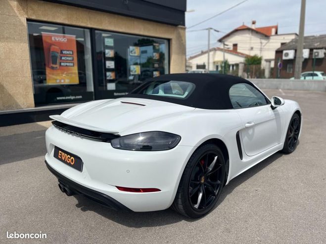 Porsche 718 Boxster I (982) 2.5 350CH S PDK EURO6 Blanc de 2017