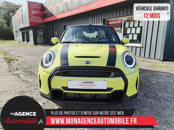 Mini Cabrio BVA7 COOPER S 178CH SIDEWALK Jaune Mettallise de 2021