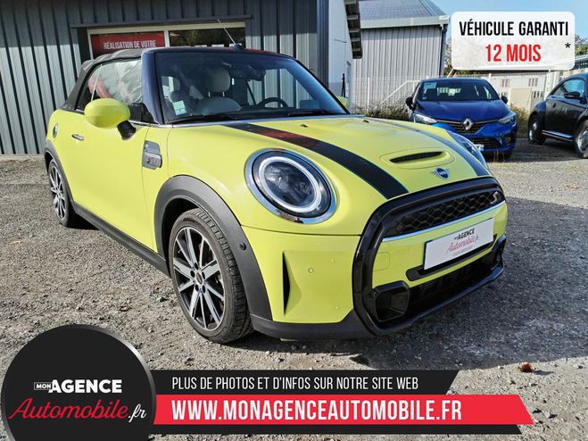 Mini Cabrio BVA7 COOPER S 178CH SIDEWALK Jaune Mettallise de 2021