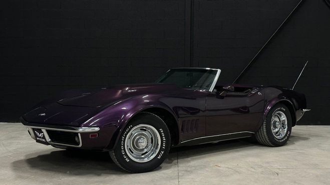 Chevrolet Corvette C3 Cabriolet Widebody V8 427 Bote Manue Violet Mtallis de 1968