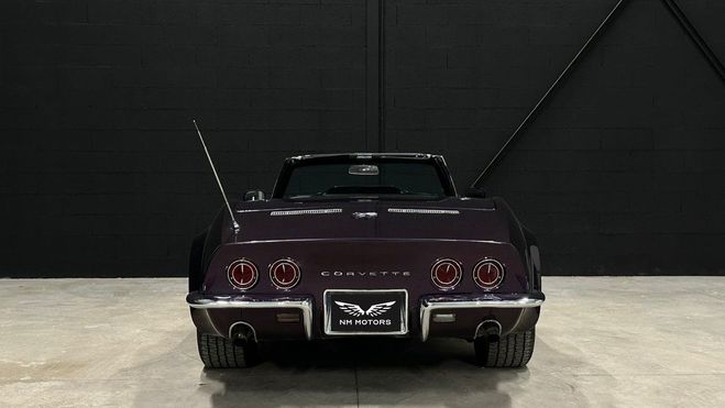 Chevrolet Corvette C3 Cabriolet Widebody V8 427 Bote Manue Violet Mtallis de 1968
