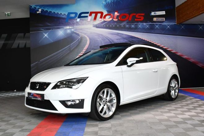 Seat Leon SC FR 1.8 TFSI 180 DSG GPS LED Rgulateu Blanche de 2014