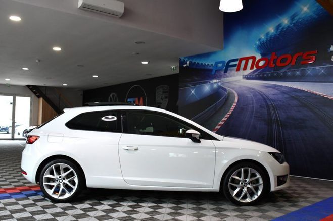 Seat Leon SC FR 1.8 TFSI 180 DSG GPS LED Rgulateu Blanche de 2014