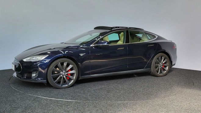 Tesla Model S P85D kWh Performance Dual Motor ~ Pano T Bleu Mtallis de 