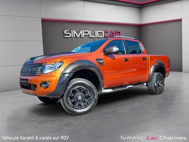 Ford Ranger DOUBLE CABINE MAGNIFIQUE 3.2 TDCi 200 4X Orange de 2015
