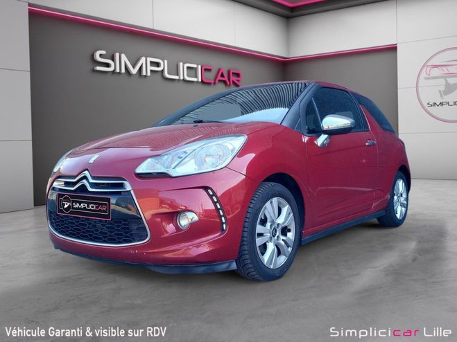 Citroen DS3 HDi 70 Airdream So Chic//Garantie 12 moi Rouge de 2011