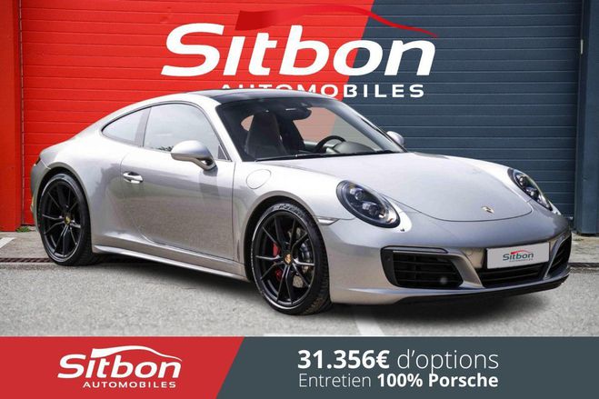 Porsche 911 991 Phase 2 Carrera 4S Coupe 3.0 420 PDK Argent GT Mtallis de 2016