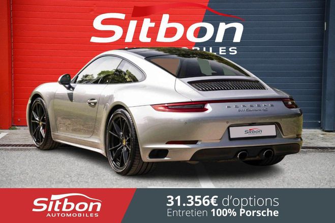 Porsche 911 991 Phase 2 Carrera 4S Coupe 3.0 420 PDK Argent GT Mtallis de 2016