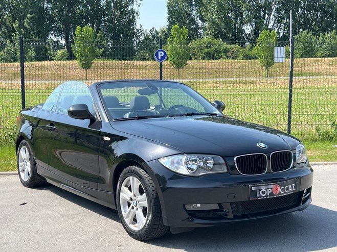 BMW Serie 1 CABRIOLET (E88) 120D 163CH SPORT DESIGN  NOIR de 2010