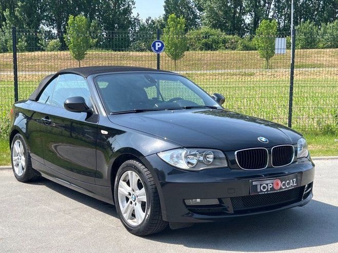 BMW Serie 1 CABRIOLET (E88) 120D 163CH SPORT DESIGN  NOIR de 2010