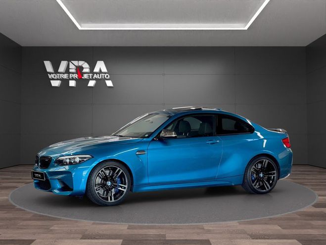 BMW M2  3.0i 370 ch DCT Toit ouvrant Harman Ka Bleu de 2017