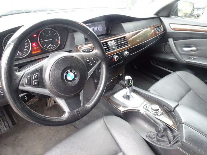 BMW Serie 5 (E60) 520DA 177CH EXCELLIS BLEU de 2010