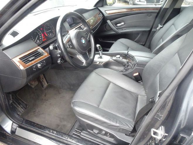 BMW Serie 5 (E60) 520DA 177CH EXCELLIS BLEU de 2010