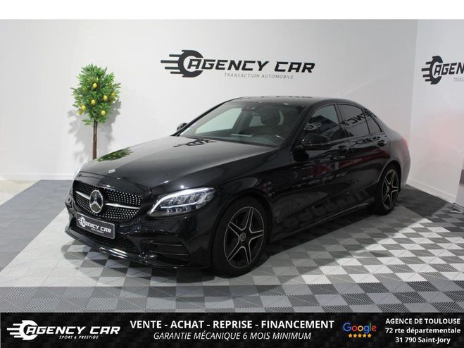 Mercedes Classe C 180 BERLINE - BM 205 AMG Line PHASE 2 NOIR de 2019
