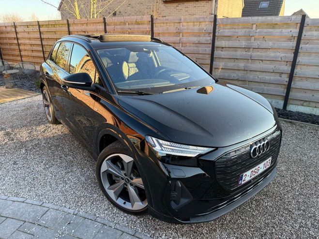 Audi Q4 E-Tron 82 kWh 40 S line garantie 2028 FULL Noir Mtallis de 