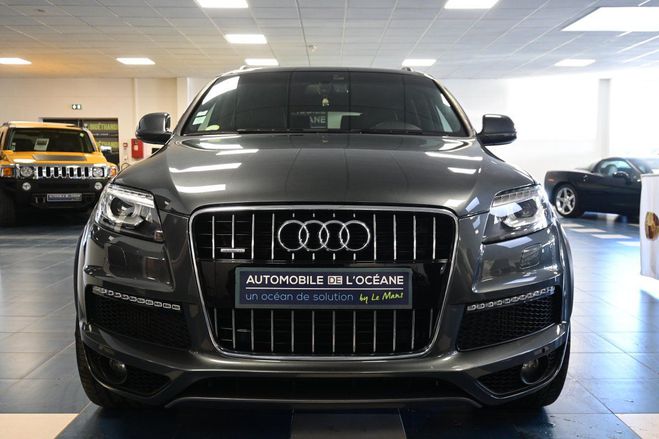 Audi Q7 4.2 V8 TDI 340 DPF Quattro S Line Tiptro Gris de 2013