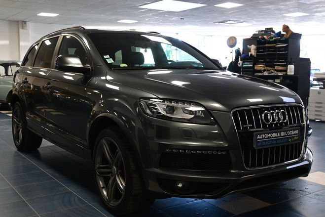 Audi Q7 4.2 V8 TDI 340 DPF Quattro S Line Tiptro Gris de 2013