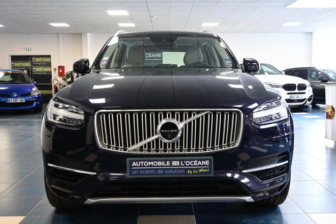 Volvo XC90 T8 Twin Engine 320 87 ch Geartronic 7pl  Gris/Bleu de 2017
