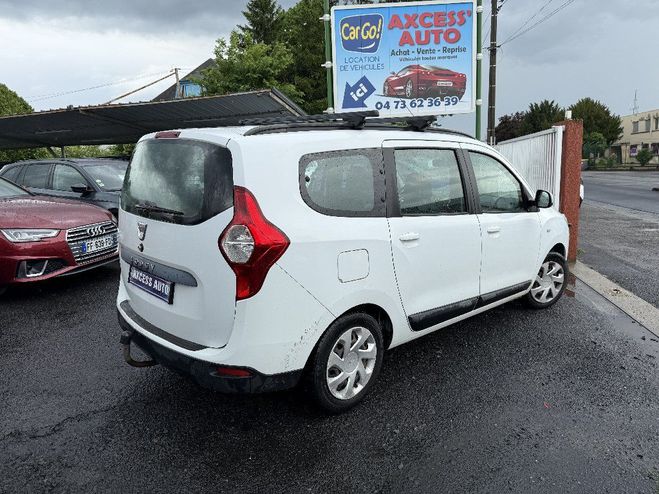 Dacia Lodgy 1.2 TCe 115 7 places Laurate Blanc de 2013
