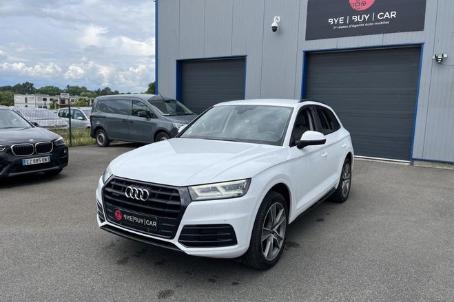 Audi Q5 Quattro 2.0 TDI 190 BVA Business Executi BLANC de 2017