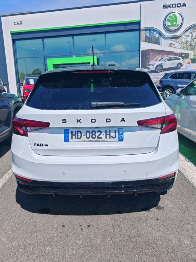 Skoda Fabia 1.0 TSI 116 ch EVO 2 DSG7 Monte-Carlo Blanc de 2025