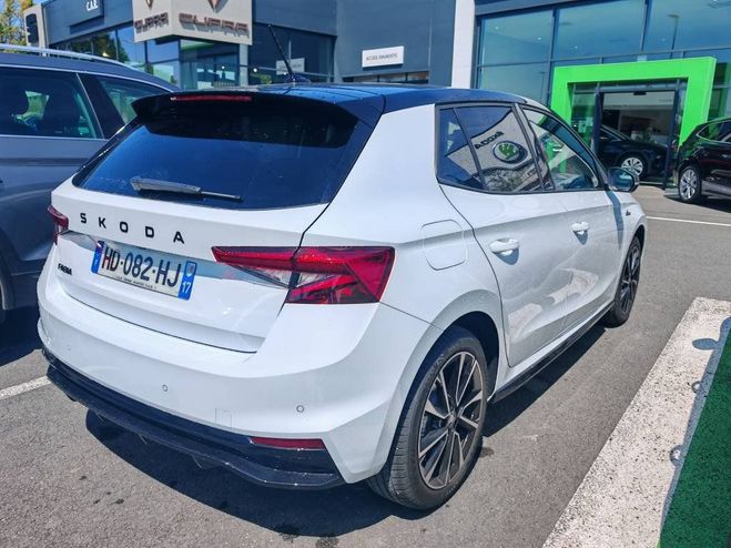 Skoda Fabia 1.0 TSI 116 ch EVO 2 DSG7 Monte-Carlo Blanc de 2025