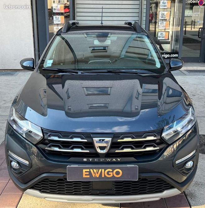Dacia Sandero STEPWAY 1.0 TCE 90 CONFORT RADARS-CLIM A Gris de 2021