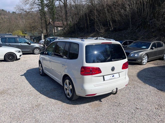 Volkswagen Touran II 1.4 TSi 140cv DSG7 Carat 7 places Blanc de 2012