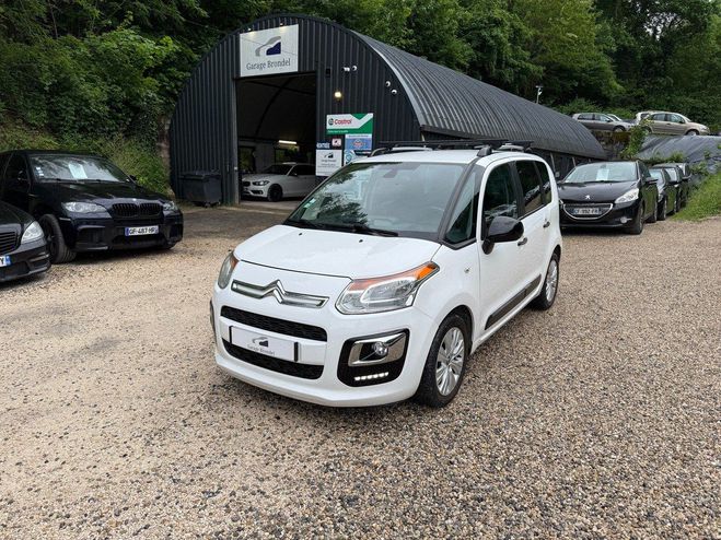 Citroen C3 Picasso 1.2i 110cv Exclusive 1re main Blanc de 2016