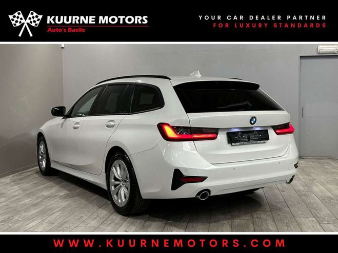 BMW Serie 3 Touring 318 dA Leder-SportZet-VerwZet-Bt Blanc Mtallis de 