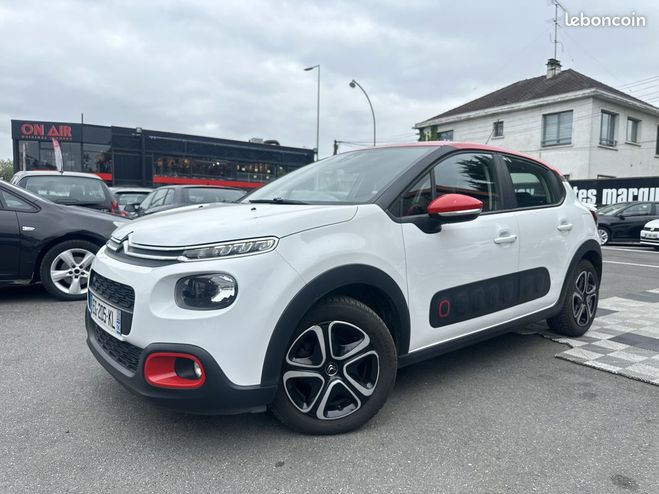 Citroen C3 PURETECH 82CH FEEL Blanc de 2016