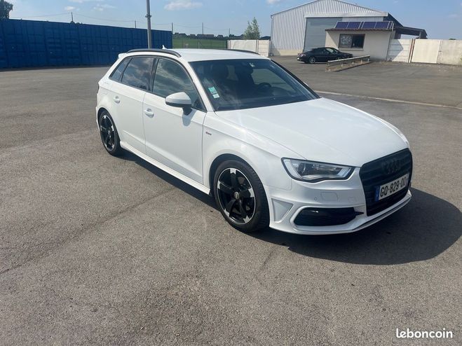Audi A3 Sportback 1.4 TSI 150CH S LINE INT ET EX Blanc de 2015