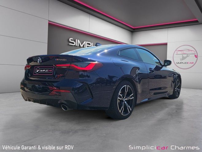 BMW Serie 4 COUPE G22 430d xDrive 286 ch BVA8 M Spor Bleu Tanzanite de 2021