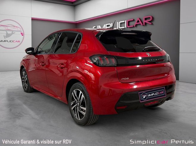Peugeot 208 100 chevaux EAT8 Allure Rouge Nacre de 2021