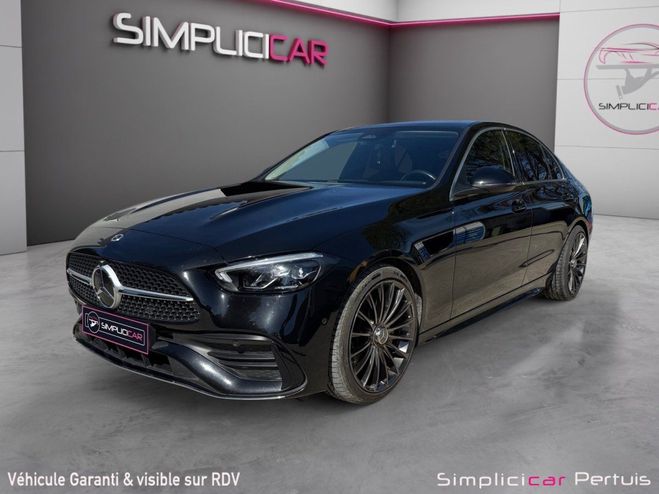 Mercedes Classe C 220 d 9G-Tronic AMG Line TOIT OUVRANT Noir de 2021